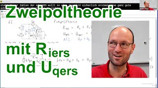 Zweipoltheorie mit Bestimmung von Ersatzwiderstand und Ersatzquellspannung erklärt (Aufgabe 62)