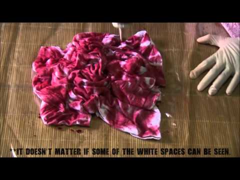 How To Tie Dye A Shirt Crumpled Style How To Tie Dye A Shirt Crumpled Style