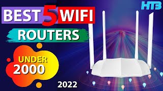 Top 5 Best WiFi Routers Under 2000 in 2022 ⚡best Budget Dual Band WiFi Routers Under 2000 in India