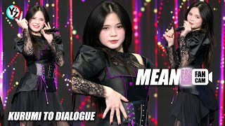 Mean BNK48 Fancam - Kurumi to Dialogue | BNK48 17th Single Roadshow Mini Concert @ MBK Center 240921