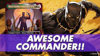 Black Panther, Wakandan King - Commander Deck Tech #magicthegathering #marvel