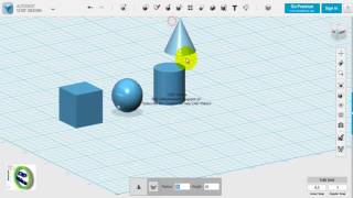 How to create primitives by Autodesk 123D DESIGN?