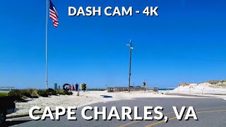 Cape Charles, Virginia 4K Drive: Coastal Elegance and Small-Town Charm | City Tour