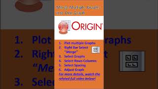 Merge Multiple Graphs into One Graph using Origin