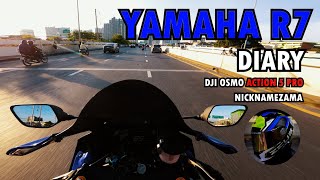 Yamaha R7 | Diary #8 Moring View On Bike | NicknameZama