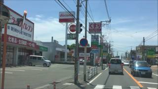 車載動画  　鹿児島市(県道16号吉野町 県立養護学校入口～大明ケ丘中央)