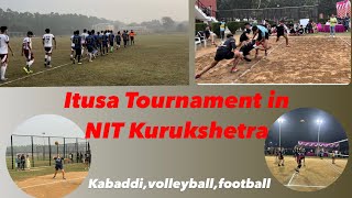 Itusa Tournament in NIT Kurukshetra Vlog 1 || Vector