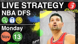 NBA DFS Strategy Monday 11/13/23 | DraftKings & FanDuel NBA Lineup Picks