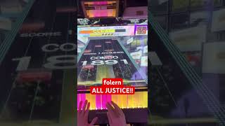 【CHUNITHM LUMINOUS】folern ALL JUSTICEの瞬間！！！