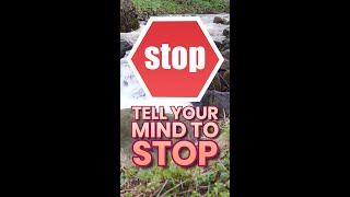 Tell Your Mind to STOP - Meditation for Overthinking #shorts