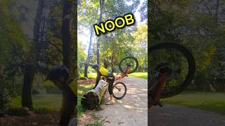 How to pass a tree with your mountainbike ? (Noob to pro)