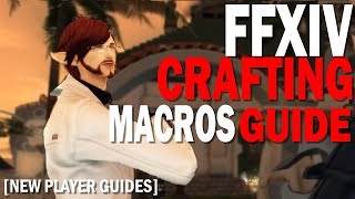 FFXIV Crafting Smarter Not Harder | New Player Guide