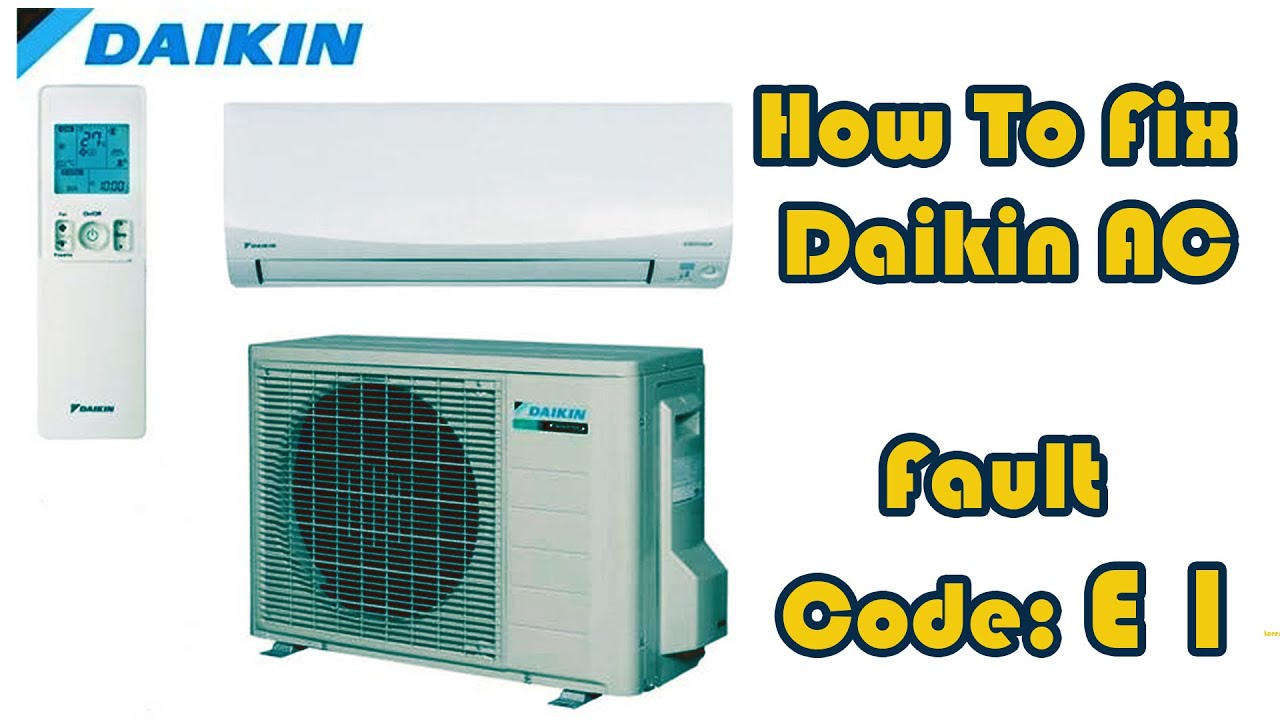 Repairing Daikin E3 Error 46 Off Www Oceanproperty Co Th