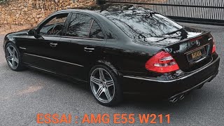 Mercedes E55 AMG La main de dieu