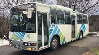 糸魚川バス車窓 仙納→磯部小学校入口(筒石)/ 16仙納線 仙納915発(能生駅前行)