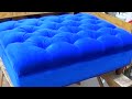 HOW TO UPHOLSTER A TUFTED BENCH - ALO Upholstery