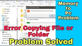 Fix Error Copying file or Folder Access is Denied (see the steps in the description) || RB Real Tech