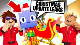 Christmas Update *LEAKS* Huge Santa Cat! OMG! Roblox Pet Simulator X