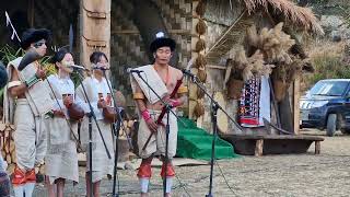 Nagaland Folk Music: Tsupfume and Zelome Compete in Four-Person Song at Zhavame Thuni