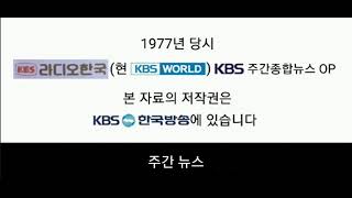 KBS 라디오한국(현 KBS 월드) KBS 주간종합뉴스 OP (1977년)