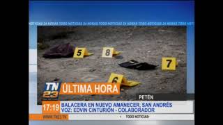 Cuádruple crimen en Petén