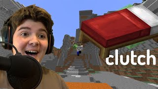 I Did The Bed Clutch In Minecraft!!!!