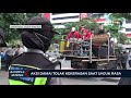 aksi damai tolak kekerasan saat unjuk rasa