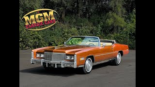 SOLD-1975 Cadillac Eldorado-$16,900.00