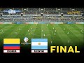 COLOMBIA vs ARGENTINA - FINAL COPA AMÉRICA 2024 | MESSI vs COLOMBIA | REALISTIC PES GAMEPLAY