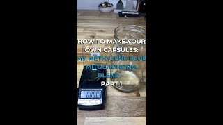 How to make Methylene Blue Capsules - Part 1