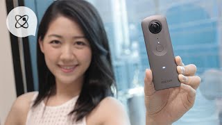 4K版Ricoh Theta V  360度收音聽出方位