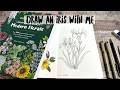Draw An Iris With Me - Step by Step Tutorial
