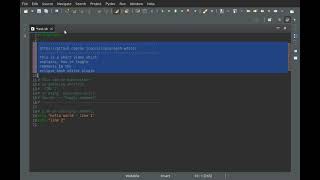 video eclipse bash editor toggle comments