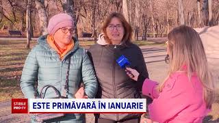 Temperaturi de primăvară în ianuarie: Soare și 18 grade Celsius