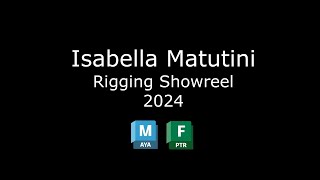 Isabella Matutini Rigging Showreel 2024