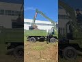 Truck-mounted excavator Four-wheel drive agricultural vehicle Tipper dump truck One machine with