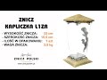 znicz zamknięty w prostej formie masywny elegancki znicz artystyczny l1zr znicze gÓra kalwaria