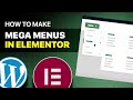 How to Create Mega Menu in elementor WordPress Website/ Elementor mega menu tutorial