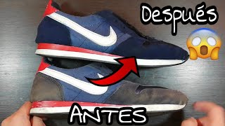 Como PINTAR tus ZAPATOS de GAMUZA con productos del SUPERMERCADO | Arte De Enseñarte