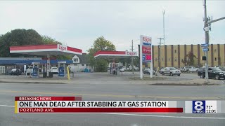 Man dies after gas station stabbing, suspect arrested