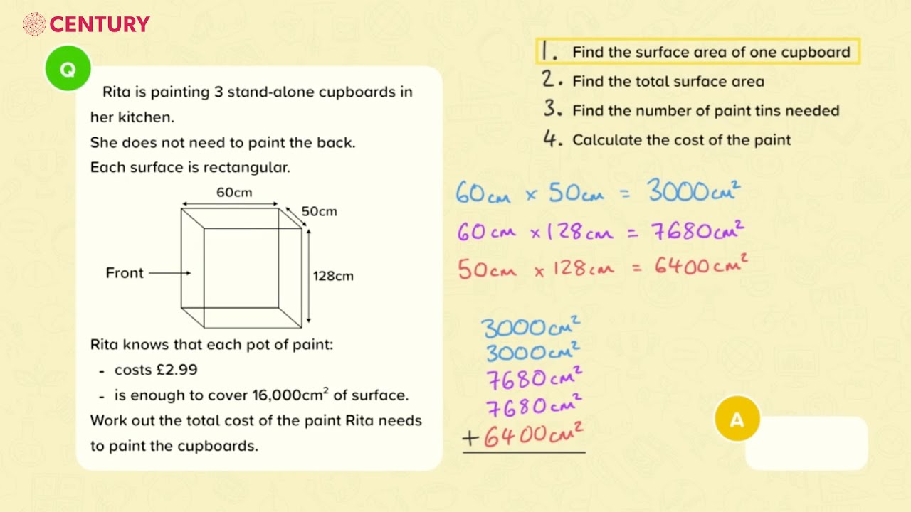 Surface Area: Exam Practice | Mathematics - YouTube