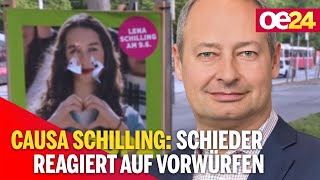 Causa Schilling: EU-Spitzenkandidat Schieder (SPÖ) reagiert auf Vorwürfe