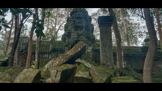 Cambodia Buddhist temple , Prasat Ta Nei temple , Siem Reap , Angkor