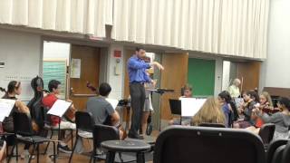 Conducting Rehearsal and concert