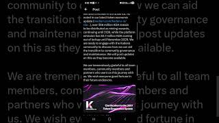 Great, Kadena is Shutting Down Operations — What Happens Next?