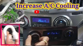 AC Cooling ❄️ Efficiency Increase 🔥 How To Make AC Cool More | Hyundai i20 2012 💯