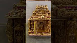 Pure GOLD | முழுமையிலும் சுத்தமான தங்கத்தினால் திருப்பதியை போல் சிறிய வடிவில் கலைஞரின் கைவண்ணம்.