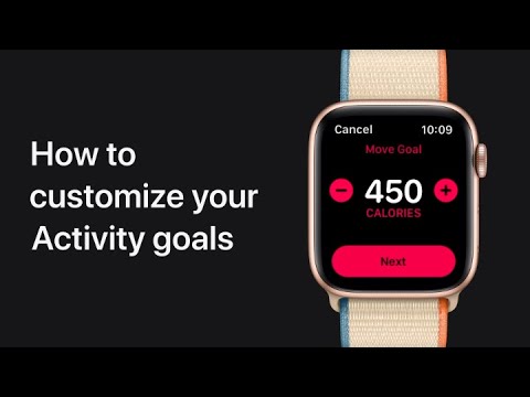 How to change exercise goals on Apple Watch