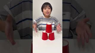 Building with cups!! Part28 #shorts #レオ