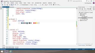 Visual Studio 2013 Web Editor Features - CSS